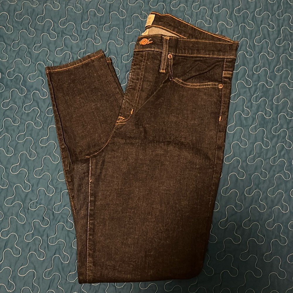 Jcrew 9” mid-rise skinny jean in Classic Rinse wash